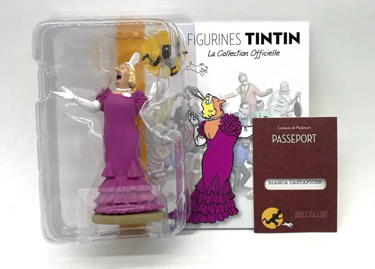 La Castafiore en concert figurine Tintin n°48 avec livret et certificat