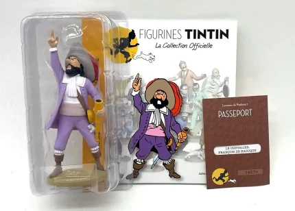 Chevalier François de Hadoque figurine résine n°44 Collection Officielle Tintin