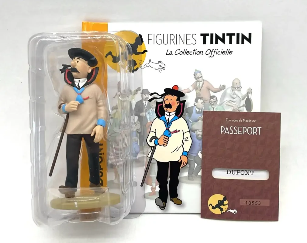 Dupont en matelot figurine résine n°36 Collection Officielle Tintin