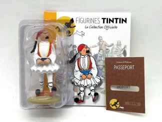 Dupont Syldave figurine Tintin n°59 avec livret et certificat numéroté