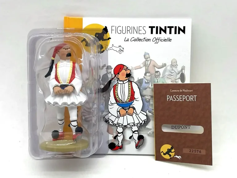 Dupont Syldave figurine Tintin n°59 avec livret et certificat numéroté