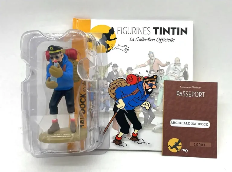 Haddock en alpiniste figurine résine n°34 Collection Officielle Tintin
