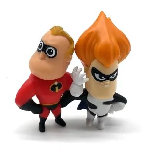 Mr Indestructible et Syndrome lot de 2 mini-figurines Disney Pixar Mattel