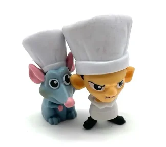Rémy et Chef Skinner lot de 2 mini-figurines Ratatouille Disney Pixar Mattel