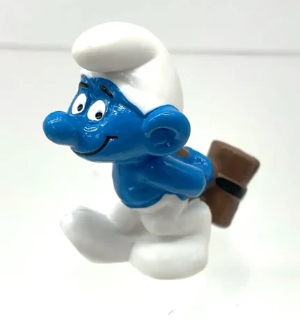 Schtroumpf au gros maillet en bois figurine Schleich 20096 Peyo