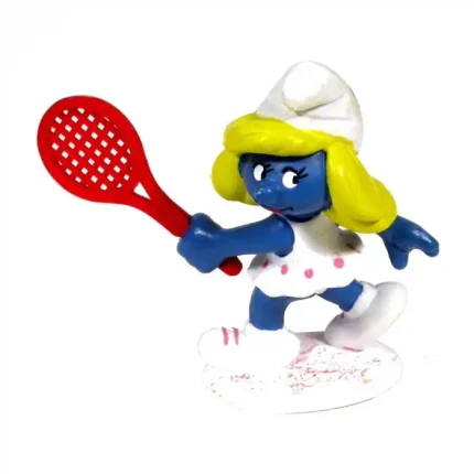 Schtroumpfette joue au tennis figurine Schleich 20135 Peyo
