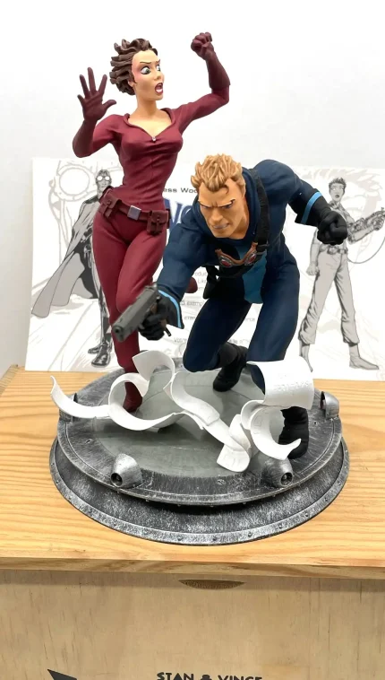 Vortex Tess Wood et John Campbell statue Mufraggi Like an Angel 150 exemplaires